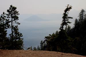 View of Crater Lake near entrance