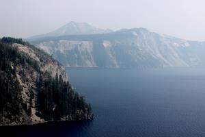 View of Crater Lake near trailhead