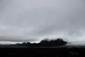 Langjokull Glacier and mountains