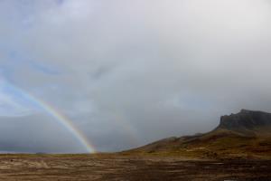Rainbows seen in Snæfellsnes Peninsula