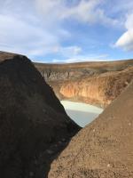 Víti lake, Víti means "Hell" in Icelandic