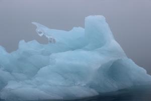 Close up of iceberg seen from boat