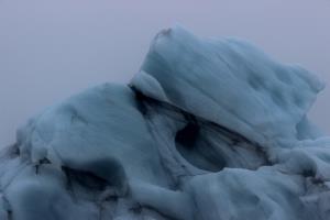 Close up of iceberg seen from boat