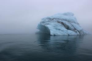 Iceberg seen from boat