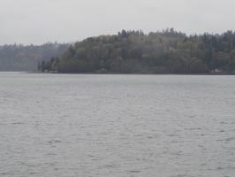 View from ferry approaching Vashon Island