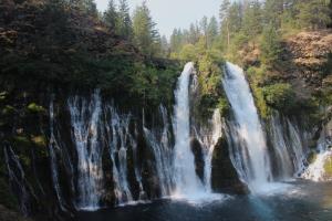 Burney Falls seen from path to base