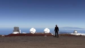 At the top of Mauna Kea