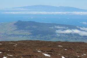 View of Mauna Loa from Mauna Kea