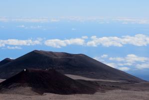 View from top of Mauna Kea