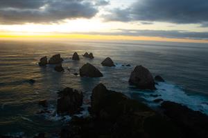 Before sunrise at Nugget Point
