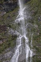 Waterfall seen from track