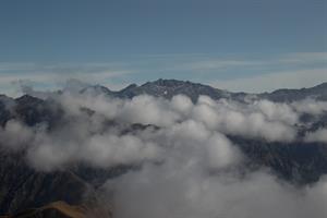 Above clouds on Ben Lomond Trail