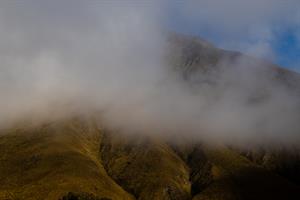 Clouds seen ascending Ben Lomond