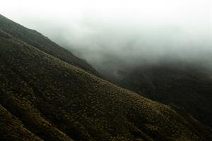 Clouds seen ascending Ben Lomond