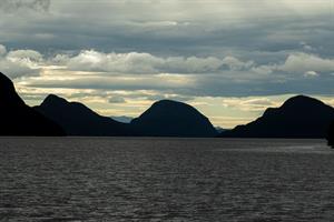 Landscape view on Lake Manapouri