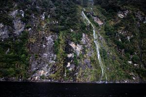 Small waterfall in Doubtful Sound