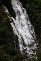 Waterfall zoomed in seen in Doubtful Sound