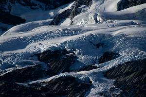 Close up of glacier