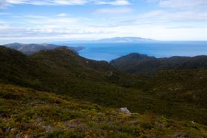 Landscape seen from Te Ahumata Trail