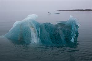 Iceberg seen in Borebukta, up close